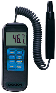 TH300, Handheld, Temperature, Humidity, Dew Point, Indicator, Dickson